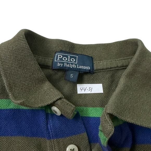 Polo Ralph Lauren Multicolor Color Blocked Polo Shirt Boy's Size 5 | 44-51 - Picture 4 of 4